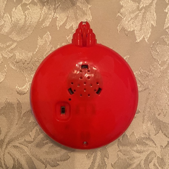 SANTA Motion Activated Light Up Music “We Wish You a Merry Christmas” Ornament - Picture 3 of 7